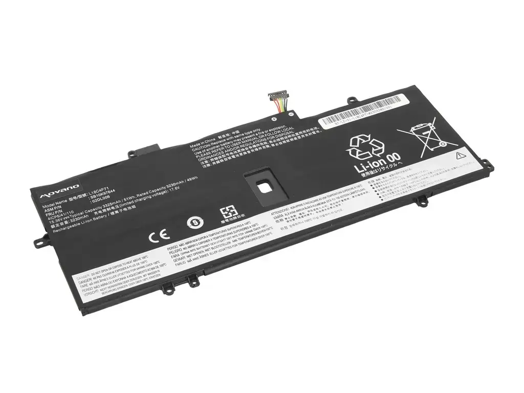 Аккумулятор Movano для Lenovo ThinkPad X1 Yoga 4 5 / Carbon 7 8 Photo 2