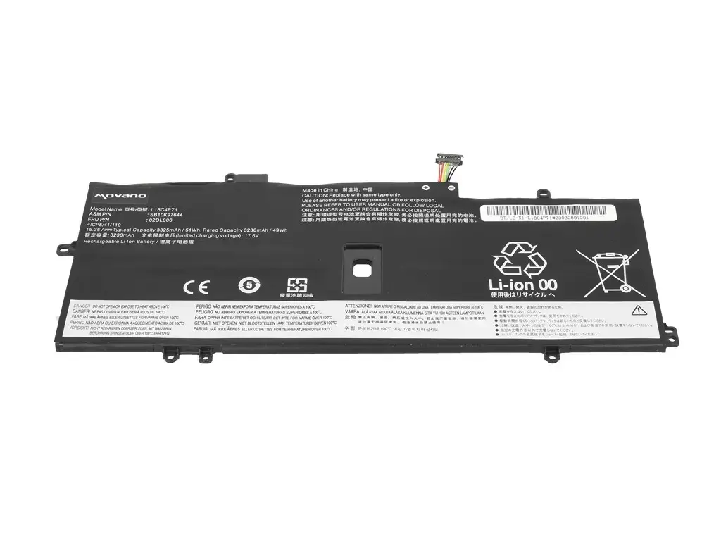 Аккумулятор Movano для Lenovo ThinkPad X1 Yoga 4 5 / Carbon 7 8 Photo 3
