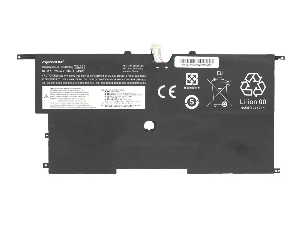 Аккумулятор Movano для Lenovo ThinkPad X1 Carbon 14 Gen 2/3 Photo 5