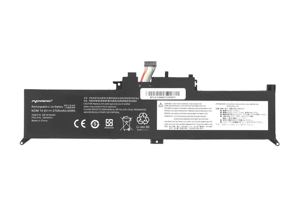Аккумулятор Movano для Lenovo ThinkPad Yoga 260, 370, X380 Photo 5