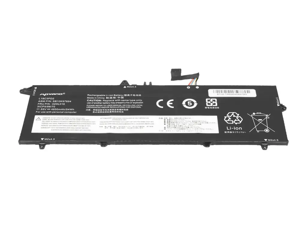 Аккумулятор Movano для Lenovo ThinkPad T490s T495s T14s Photo 3