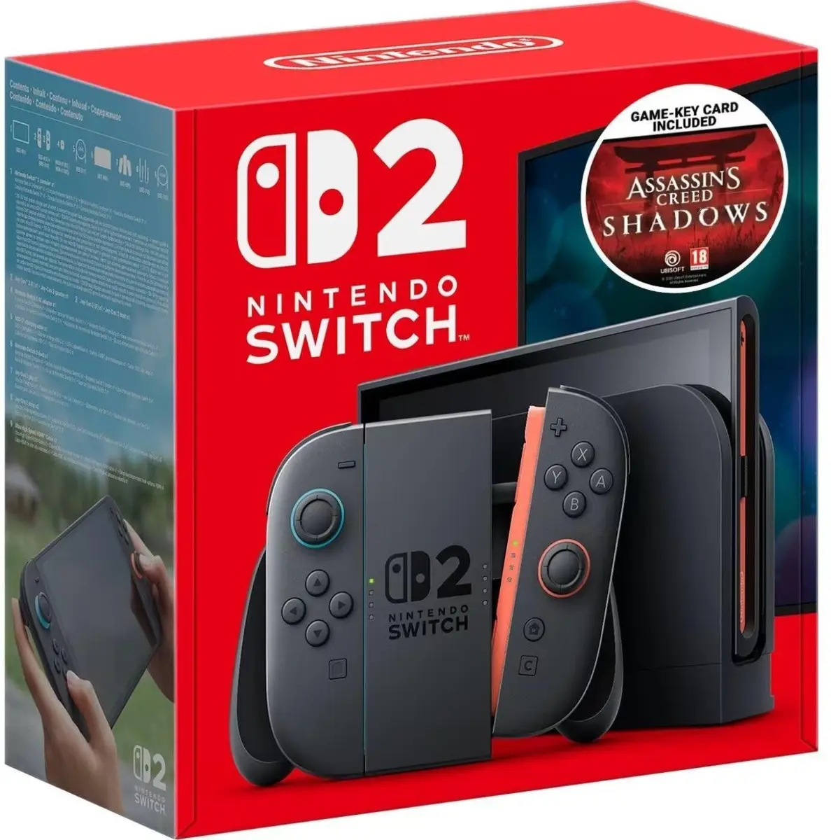 NINTENDO Switch 2 spēļu konsole komplektā
