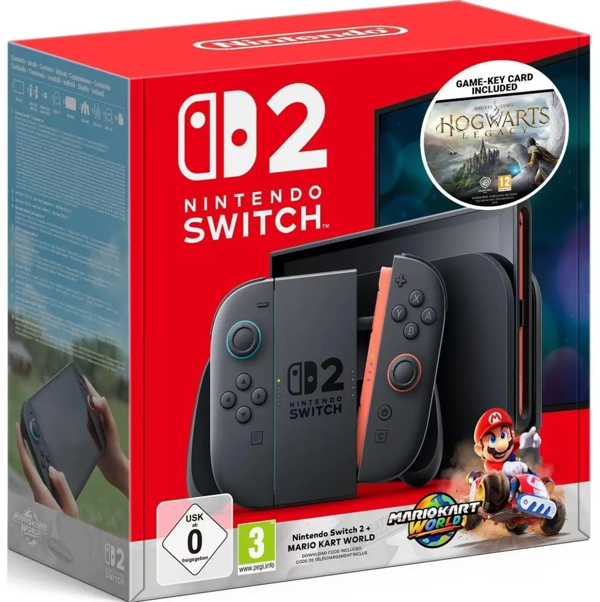 NINTENDO Switch 2 spēļu konsole komplektā