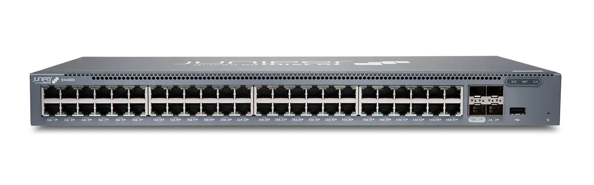 Управляемый сетевой коммутатор Juniper EX4000-48T L2/L3 Photo 2
