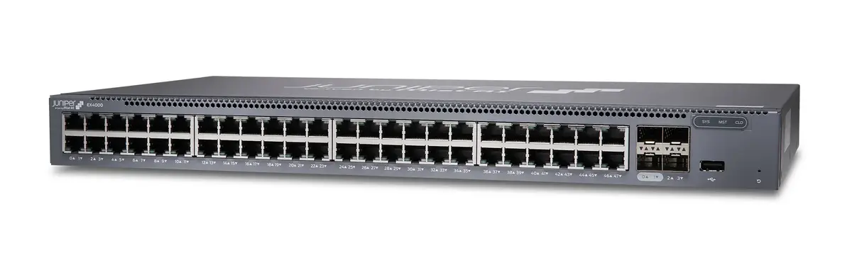 Управляемый сетевой коммутатор Juniper EX4000-48T L2/L3 Photo 3