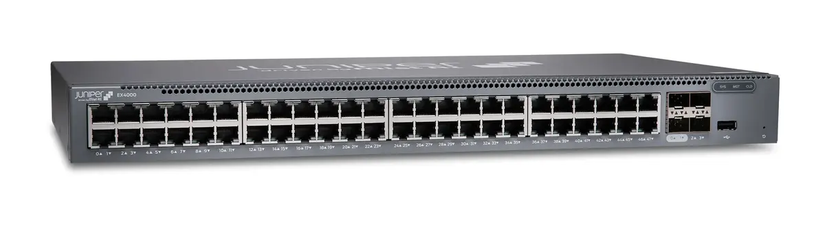 Управляемый сетевой коммутатор Juniper EX4000-48T L2/L3 Photo 4