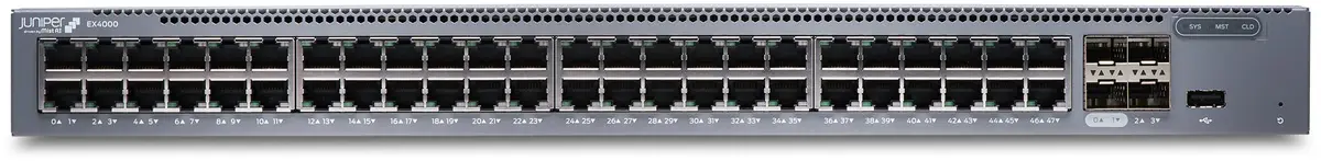 Juniper EX4000-48T pārvaldāms L2/L3 tīkla komutators Photo 6