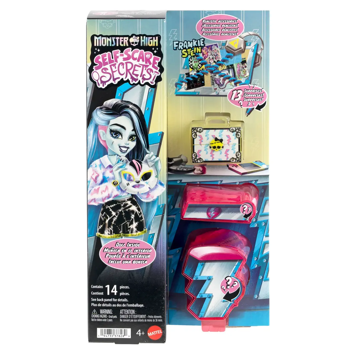 Mattel Monster High Self-Scare Secrets Frankie Stein Fashion Doll Photo 6