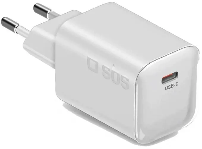SBS TETRGAN1C45WW 45W USB-C sienas lādētājs