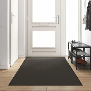 Придверный коврик vidaXL из полиамида, антрацитово-черный, 400 x 120 см