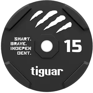Tiguar Rubber Bumper Plate 15 kg