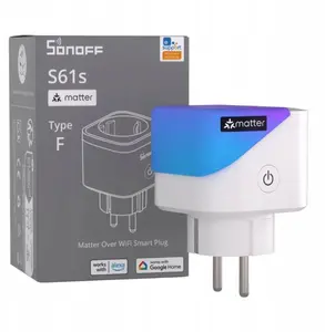 Sonoff S61s Matter āra viedā kontaktligzda Wi-Fi