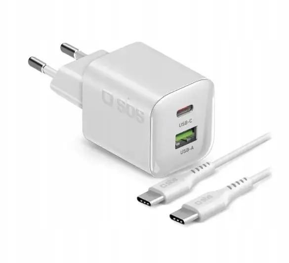 SBS TETRKITGAN1A1C30W sienas lādētājs 30W ar