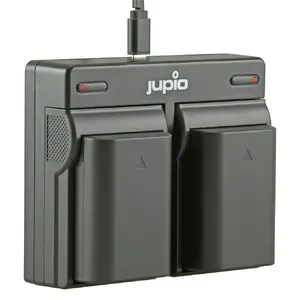 Двойное зарядное устройство Jupio COL1005 USB для аккумуляторов цифровых камер