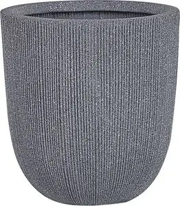 Shumee CHIOS Square Flower Pot, 31 x 31 x 33 cm, Grey
