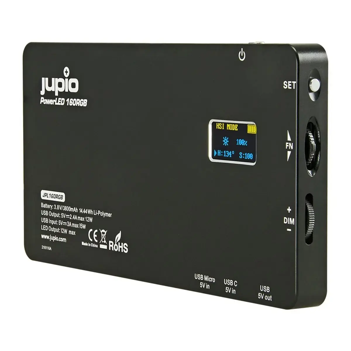 Постоянный свет Jupio JPL160RGB Photo 4