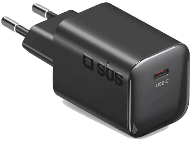 SBS TETRGAN1C65WK 65W USB-C sienas lādētājs