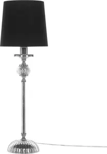 Beliani KUBENA Table Lamp, Black Metal
