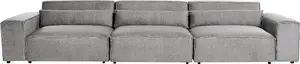 Beliani HELLNAR 3-Seater Modular Sofa in Grey
