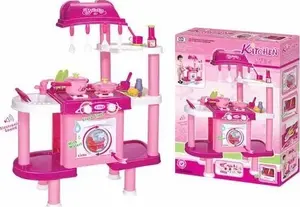 G21 Children's Play Kitchen with Accessories Pink