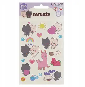 Starpak Cloudy & Stormy Temporary Tattoos 100x185 mm