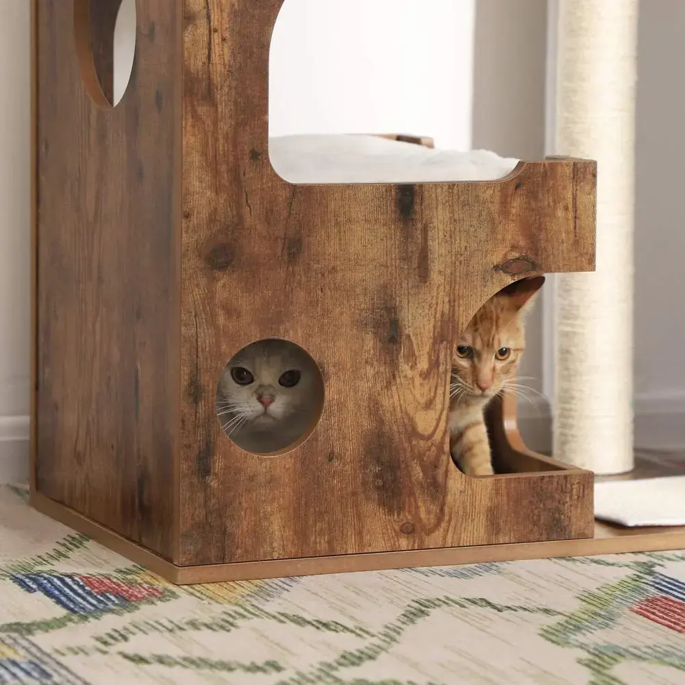 Songmics UPCT70HW Cat Tree and Scratching Post Photo 4