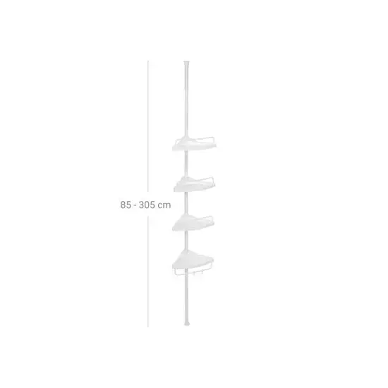 LEOBERT BCB001A Telescopic Bathroom Shelf Photo 5