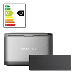EcoFlow Glacier Portable Refrigerator 45L with 298Wh Detachable Battery