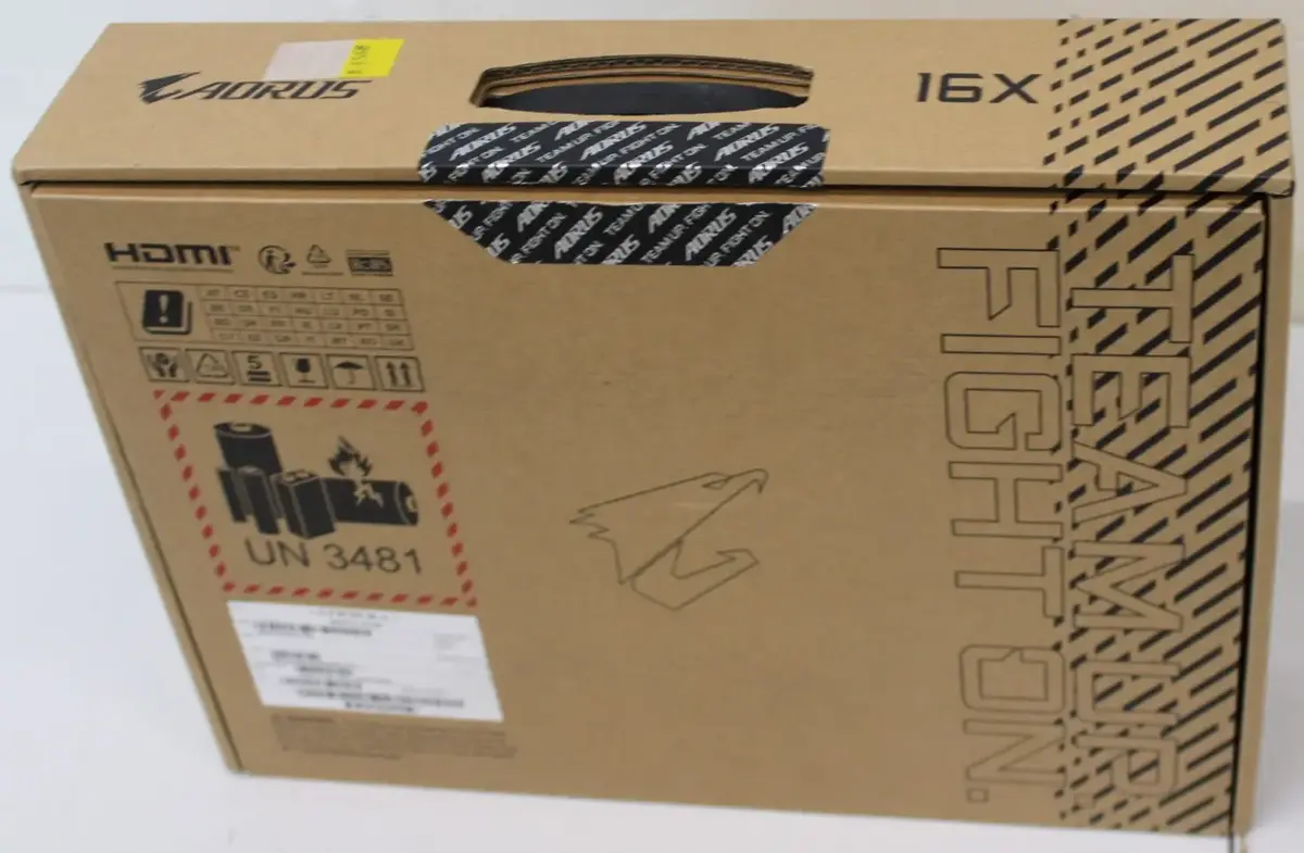 Игровой ноутбук Gigabyte AORUS 16X 9SG-43EEC94SH Photo 2