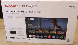 Sharp 55HP5265E 55 collu 4K Ultra HD QLED Google TV ar Dolby Vision un Dolby Atmos