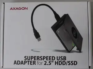 AXAGON ADSA-1S6 USB 3.0 uz 2.5 collu SATA 6G cietā diska adapteris