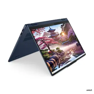 Lenovo IdeaPad 5 2-in-1 16AKP10 Convertible Laptop, 16-inch WUXGA Touchscreen, AMD Ryzen 5, 16GB RAM, 512GB SSD, Windows 11 Home, Blue