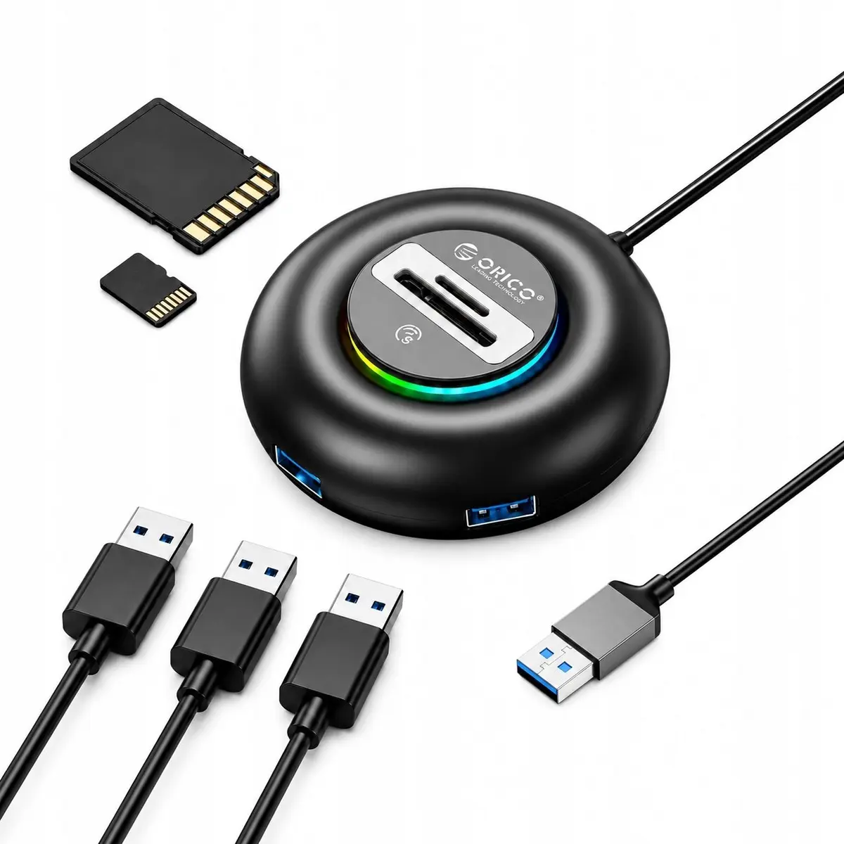 ORICO YXR5-U3 RGB 4-portu USB 3