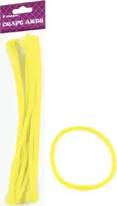 FANDY Creative Pipe Cleaners, Yellow, 15 Pieces