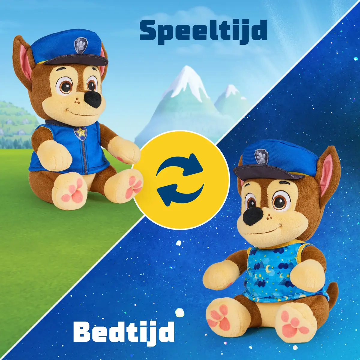 PAW Patrol PAW PLH Bedtime Plush Core Chase GML 6070316 Photo 3