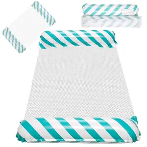 RoGer Inflatable Beach Hammock Float Blue