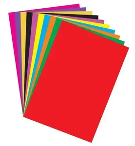 Colored cardboard SMLT, A4, 80 sheets, 8 colors