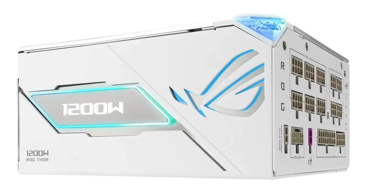 ASUS ROG -THOR-1200P3-WHITE-GAMING-E power supply unit 90YE00V9-B0NA00 Photo 6