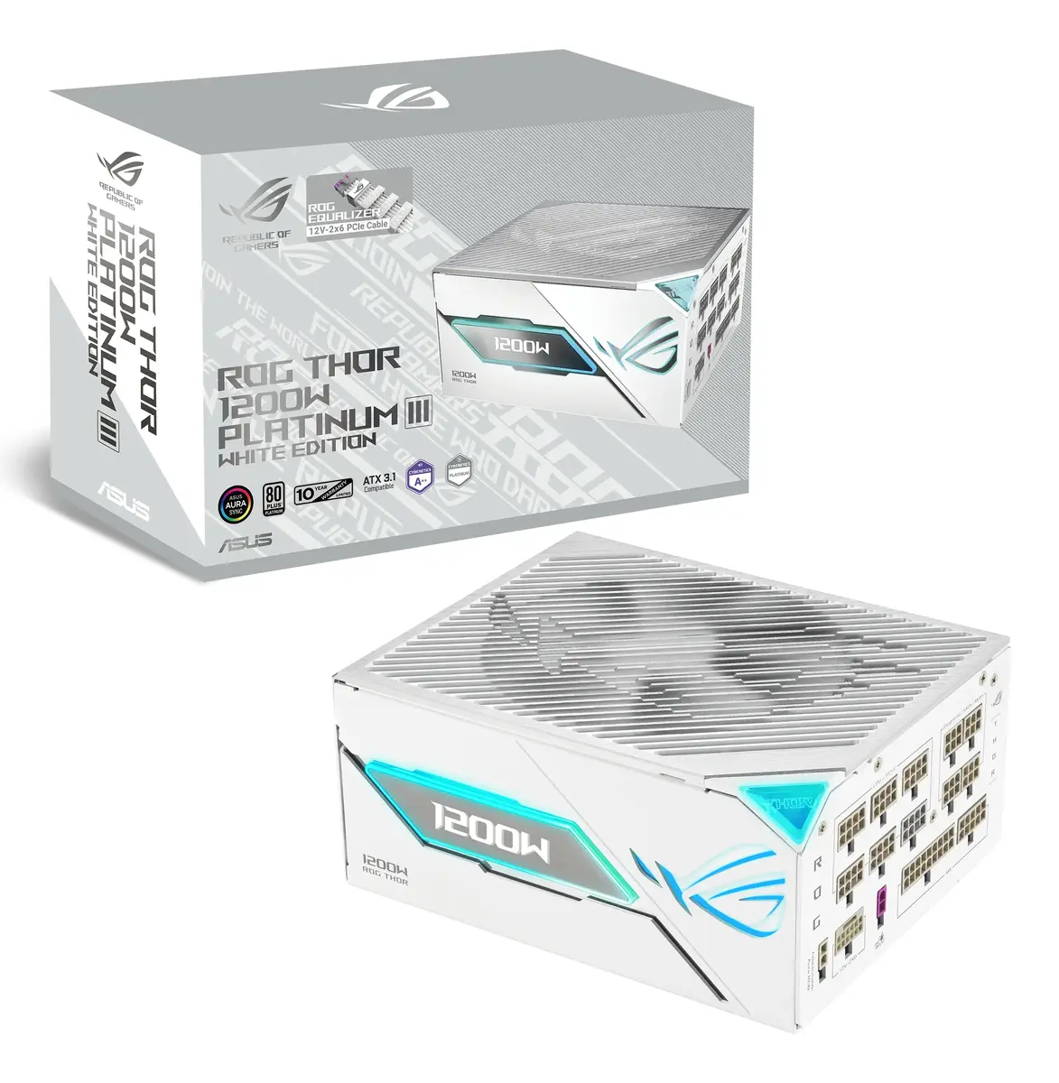 ASUS ROG -THOR-1200P3-WHITE-GAMING-E power supply unit 90YE00V9-B0NA00 Photo 10