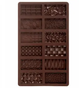 Aptel Orion Silicone Chocolate Mold for 12 Mini Bars