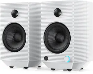 FiiO SP5 Active Studio HiFi Speakers with DAC and Bluetooth, White