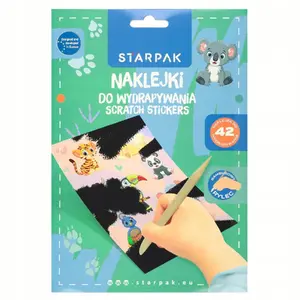 Dymo Animal Scratch-Off Stickers 180x260 mm 5-Pack