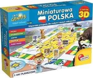 Lisciani Gra planszowa I'm Genius Miniaturowa Polska 3D