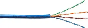 Патч-корд Emiter Net UTP Cat.5e, 4x2x24AWG, ПВХ, синий