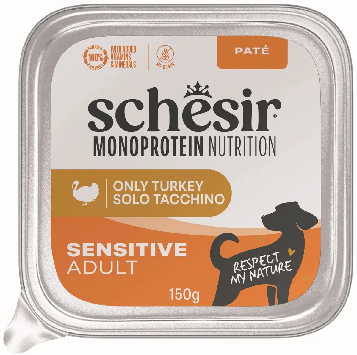 Schesir Monoprotein Sensitive mitrā suņu barība
