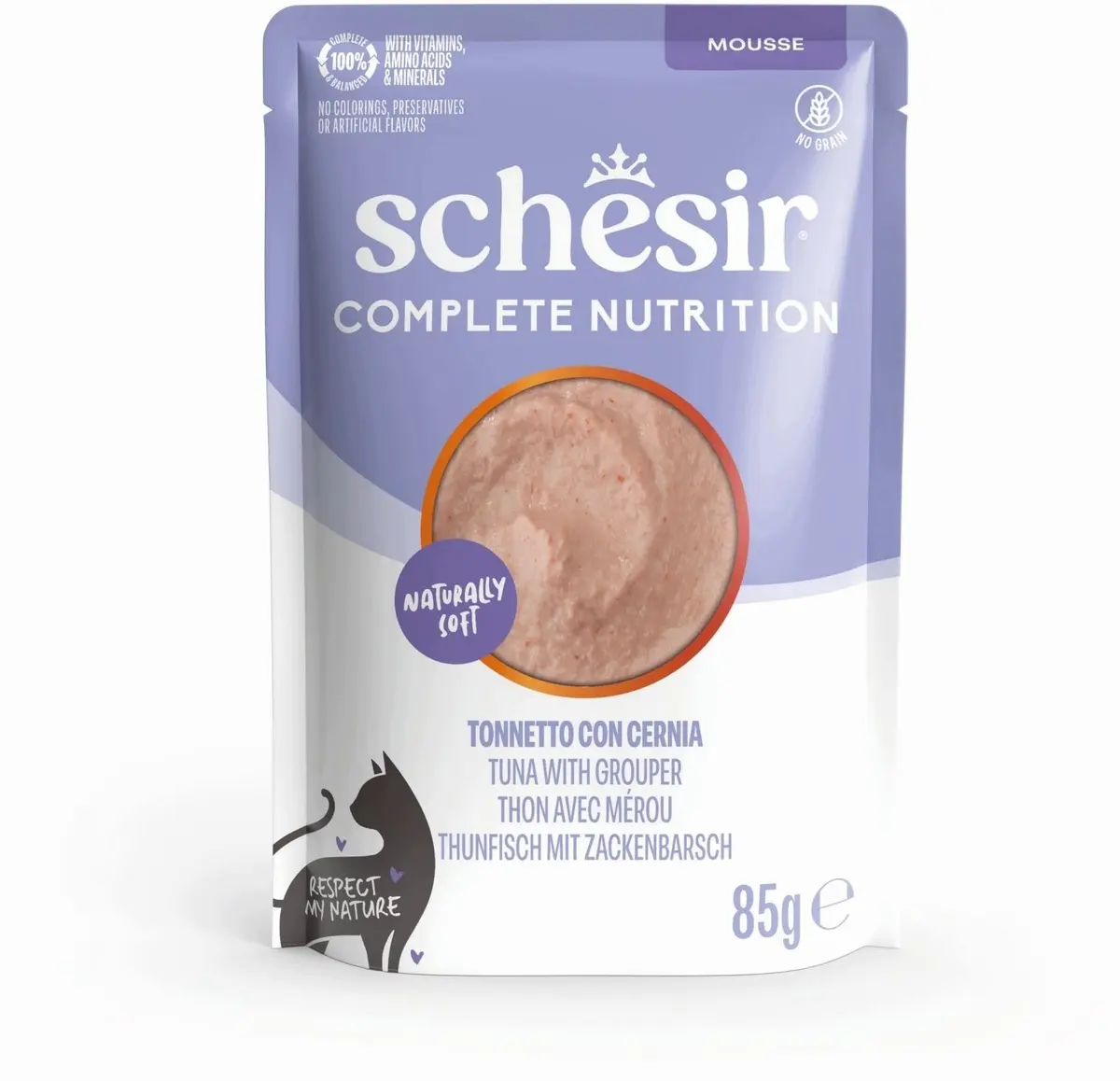 Schesir Complete Nutrition mitrā barība kaķiem