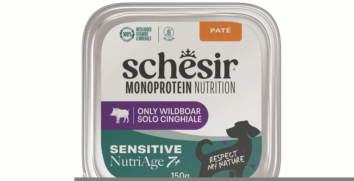 Schesir Monoprotein NutriAge 7+ mitrā suņu