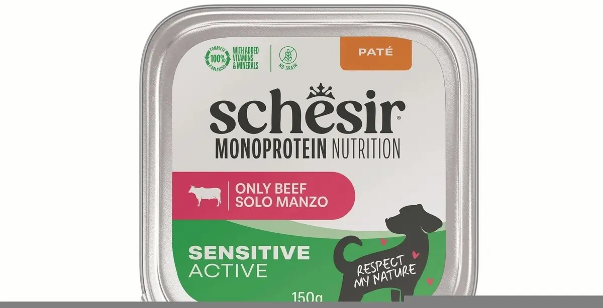 Schesir Monoprotein Sensitive Active mitrā suņu