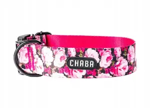 Регулируемый ошейник для собак Chaba Bull Story IV Peony L/XL