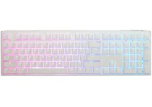Ducky One 3 RGB tastatūra Speļu USB QWERTY Amerikāņu angļu valoda Balts